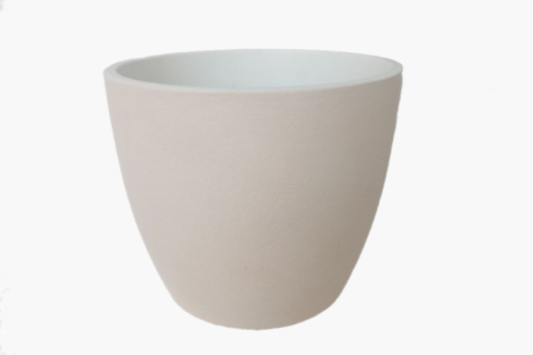 Горшок Замша белый