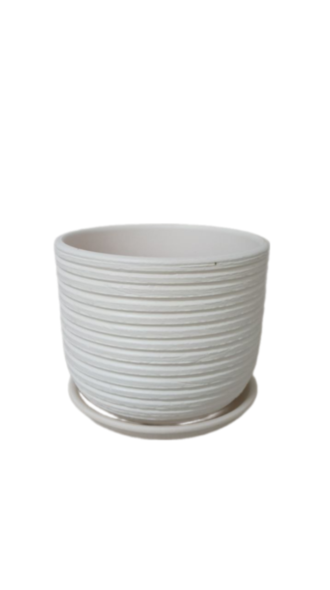 Горшок Лоза белый бук №1