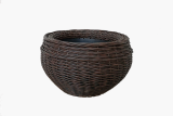 Кашпо ротанг Темное дерево 20 л